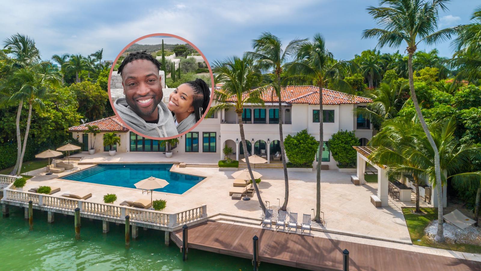 Dwyane Wade Gabrielle Union Sell Miami Beach Mansion For Million